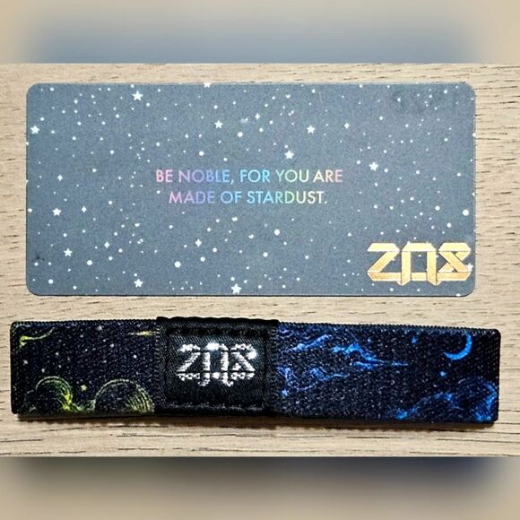 ZOX "STARDUST" #1529 Popular Reissue Collectible Med Galaxy Long Form Wristband - Picture 4 of 5